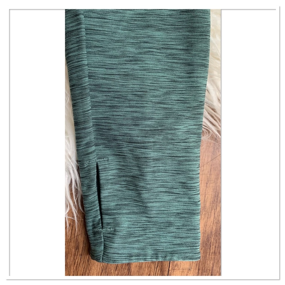 Prana Zandra Funnel Neck Yoga Top Heathered Green Size Large - Picture 5 of 9